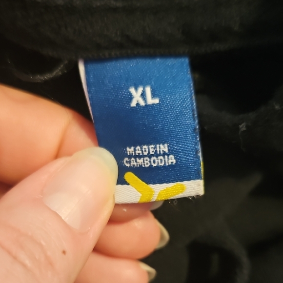 Black Hooded Sweatshirt Dress - Picture 7 of 7